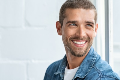 Smiling man.