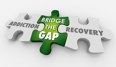 Puzzle piece labeled Bridge the gap.
